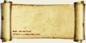 Irena Jovandić vizit kartica